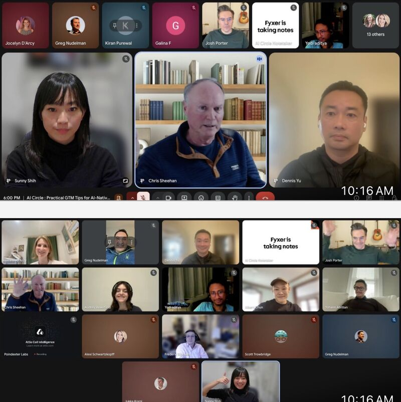 I had the pleasure of speaking on GTM strategy in the era of AI with Chris Sheehan and Sunny Shih from AI Circle (Albert Chun Brian Lee Audrey Wakefield)